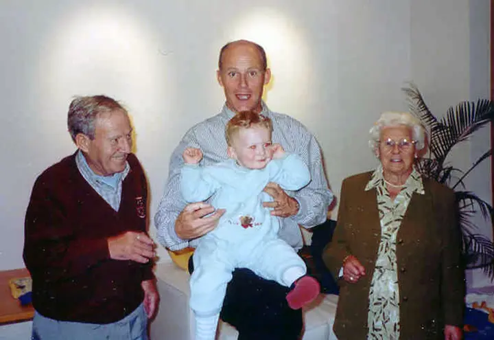 Carl, Stephen, Sophie and Stephens son Conrad