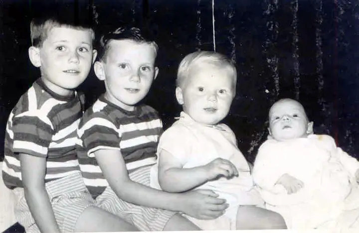 Carl’s sons Carl and Stephen and John from his marriage to Maura