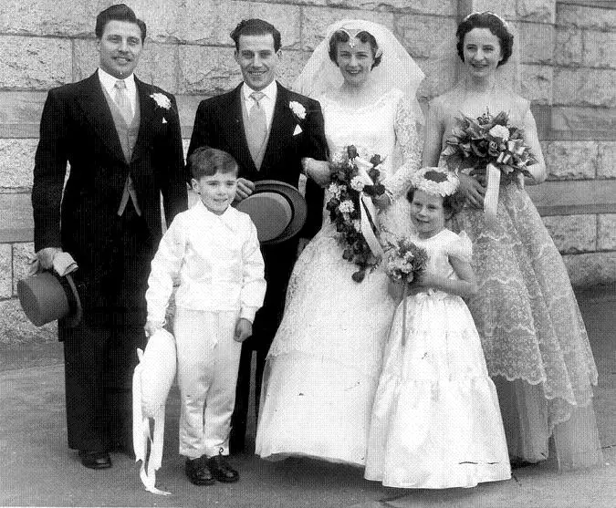 Carl and Flo with the Page Boy and Girl, Group Photo 1, Group Photo 2, Group Photo 3
