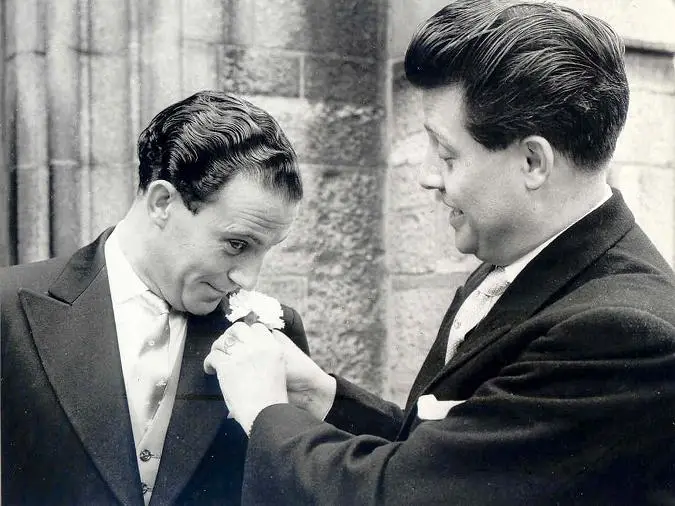 Carl with his the Best Man his brother Willie