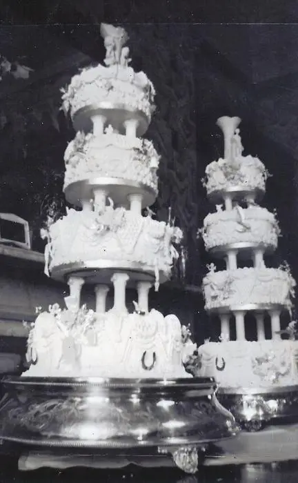 Double Wedding Cakes made by Carl Rudolf