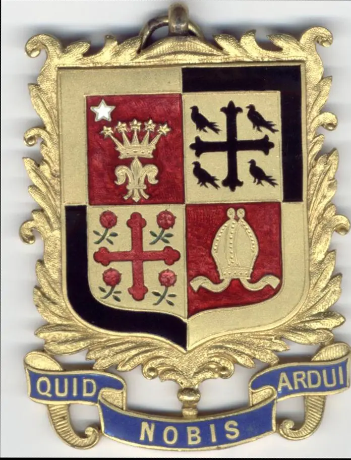 Carl Rudolf and his friend, Carl Rudolf's Gold Medal