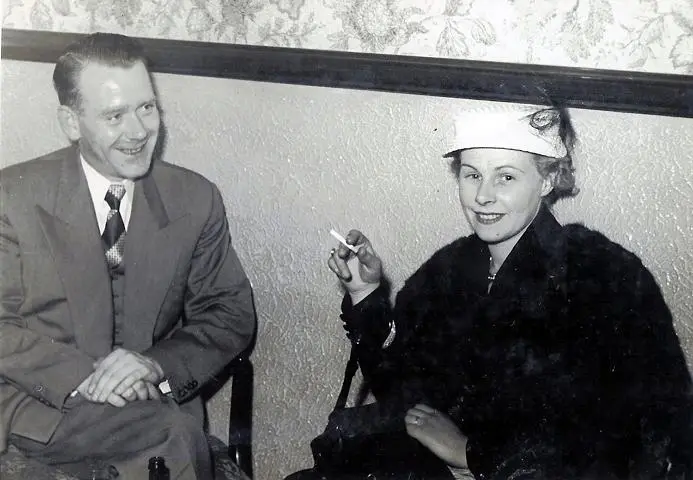 Frances and Seamus at a Dinner Dance,   Frances and Seamus