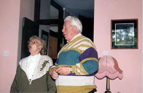 Frances in the South of France,  Frances with her Brother Johnny,