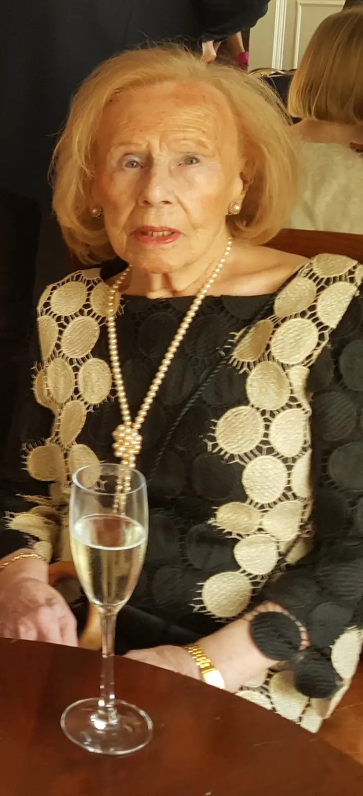 Frances at her 100th Birthday Party
