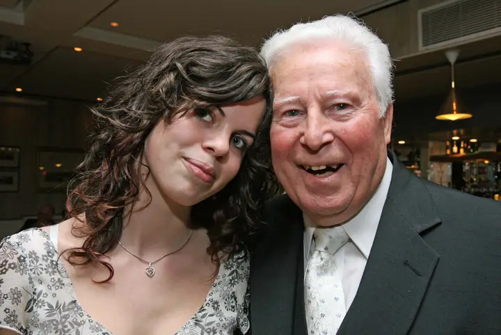 Johnny and Natacha his Grandaughter