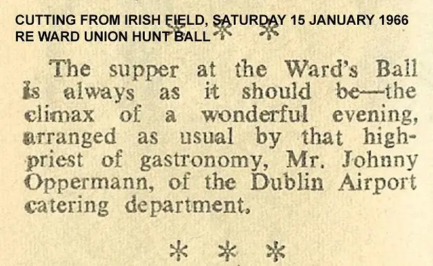 Ward Union Hunt Ball