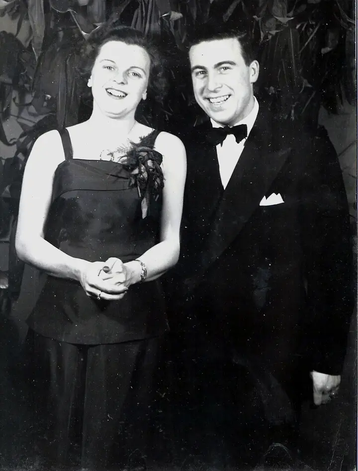 Johnny and Myriam going to a Dinner Dance