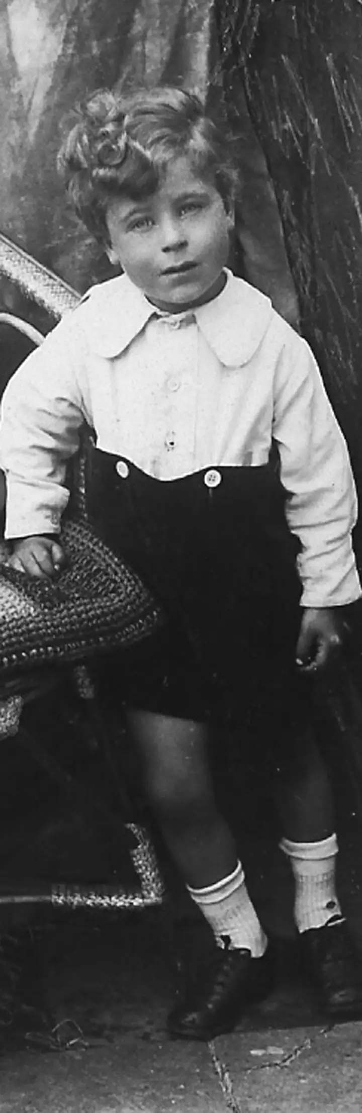 Johnny as a young boy