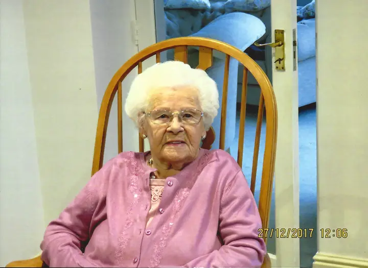 Photo of Sophie taken in December 2017