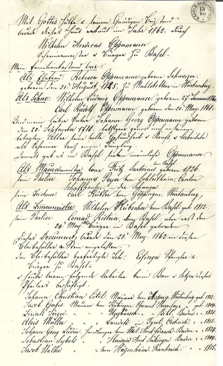 Page 1 - Second letter found from 1862,  Page 2 - Second letter found from 1862