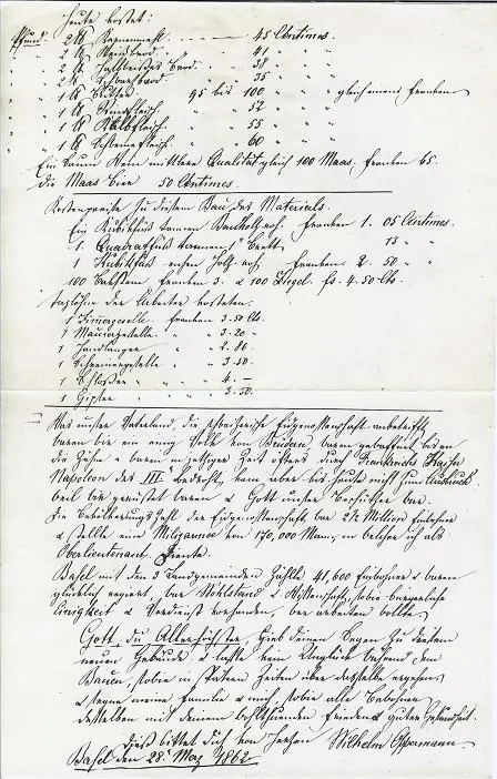 Page 3 - Second letter found from 1862