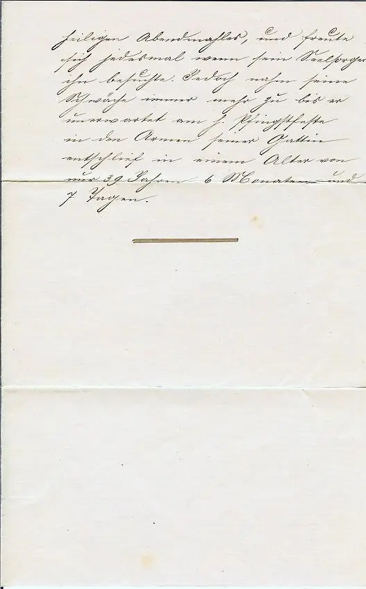 Page 3 - Death Notice Wilhelm Andreas 1866