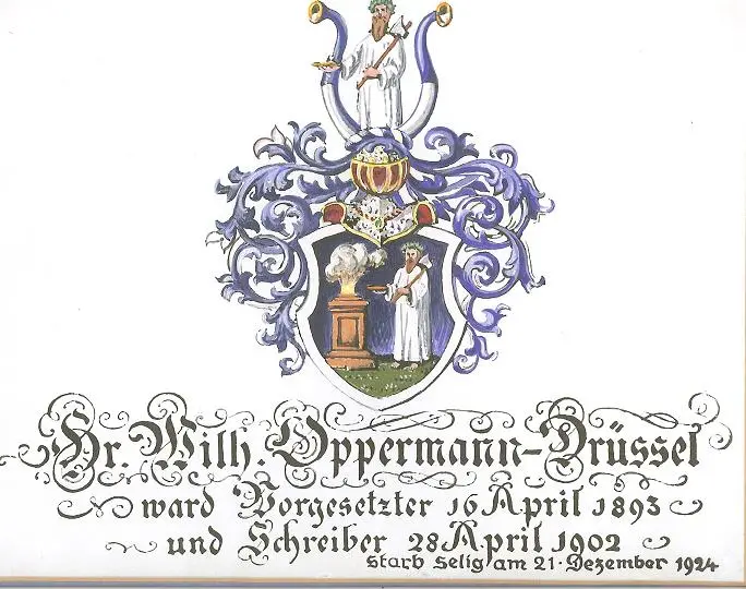 Wilhelm and Sophie's Family Crest
