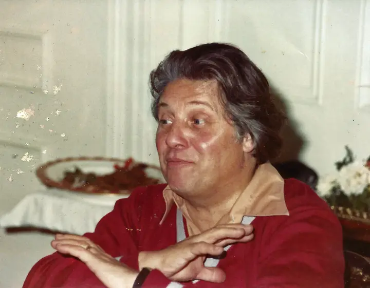 Willie making his point at the dinner table in Blainroe