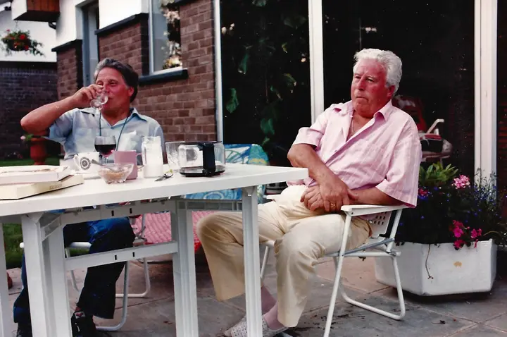 Willie in Blainroe with Johnny